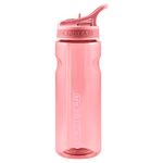 Polar Gear Aqua Grip Water Bottle – BPA-Free Reusable Water Bottles With Straw – 650ml Sports Water Bottle Perfect for Gym, Cycling & Work – Pink