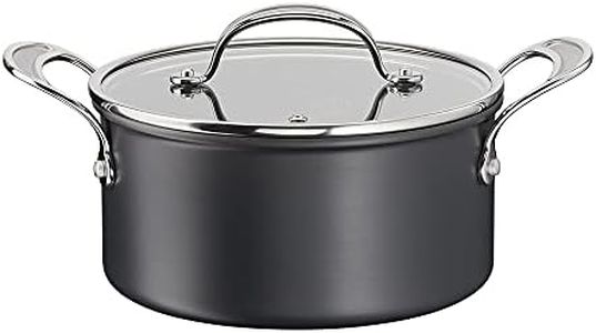 TEFAL Jamie Oliver by Tefal Cooks Classic Non-Stick Induction Hard Anodised Stewpot + Lid 24cm/5L, H9124644