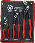 BGS Diy 90457 | Water Pump Pliers Set | 175 / 250 / 300 mm | 3 pcs.