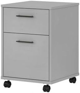 Bush Furniture Key West 2 Drawer Mobile File Cabinet, Cape Cod Gray
