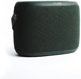 Pure Woodland Waterproof Outdoor Speaker with Bluetooth and FM/DAB+ Radio, Green