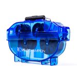 VeloChampion Blue Bike Chain Cleaning Tool - Efficient Blue Chain Cleaner for Bikes - Ideal Tool for Thorough Chain Maintenance - Durable and Easy To Use Bike Chain Cleaner