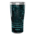 Tervis Nautical Collection Caribbean Chart Triple Walled Insulated Tumbler, 20oz, Stainless Steel