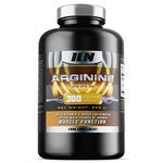 L Arginine Capsules - 2600mg L-Arginine with added Glutamine - B12 and D3 for Normal Muscle Function (300 Vegetarian Capsules)