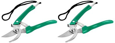 Kraft Seeds by 10CLUB Assorted Hand Pruner Cutter - 1 Pc (Steel Blades) Heavy Duty Gardening Cutter Tool | Plant Cutter for Home Garden | Wood Branch Trimmer | Grass Cutting Accessory (Pack of 2)