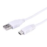 Gamer Gear Wii U Extra Long replacement 10ft/3M USB Power Charging Charger Cable Lead compatible with Nintendo Wii U Gamepad Controller remote White.