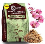 SUSHILA AGROFERT Coconut Husk For Plants 3Kg Extra Nutrients Added Loose Ready To Use Low Ec Coco Chips Potting Mixture Best Home Gardening Media Plant Root Development & Aeration