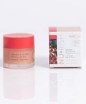 Nurish Lip Sleeping Mask and Day Balm 99.9% Natural Pomegranate - Hydrating, Antioxidant-Rich, Shea & Coconut Butter, Revitalizes Chapped Lips Overnight