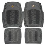 Koolatron Pants Saver Tribal 4 Piece All Weather Car Mat Set (Gray)