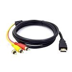 5ft/1.5m HDMI Male to 3 RCA Cable A