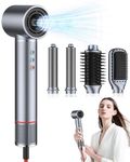 ZCVTBYE Hair Dryer 5 in 1 Hair Styler, 13000 RPM High Speed Air Styling Drying System, Hot Air Brush Wrap Air Curling Wand Round Brush Hair Straightener Comb Hair Volumizer Blow Dryer Set