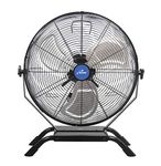 iLiving Wall Mounted/Floor Stand Variable 20 Inches Speed Indoor/Outdoor Fan, Industrial grade for Patio, Greenhouse, Garage, Workshop, and Loading Dock, 4650 CFM, Black