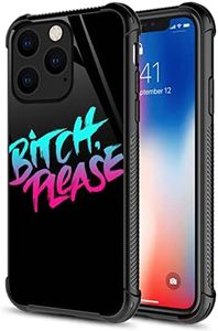 CARLOCA Compatible with iPhone 14 Pro Case,Funny Adult Bitch Identity Graphic Design Shockproof Anti-Scratch Hard Acrylic Case for Apple iPhone 14 Pro