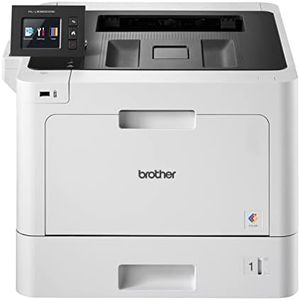 brother HL-L8360CDW Colour Laser Printer - Single Function, Wireless/USB 2.0/Network/NFC, 2 Sided Printing, A4 Printer, Business Printer, Light Grey/Black, Large