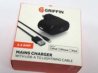 Griffin 2.4 Amp Mains Charger + USB - Ligthning Cable