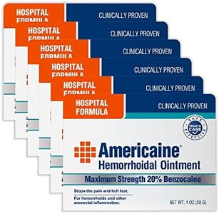 Americaine Hemorrhoidal Ointment | Maximum Strength | 20% Benzocaine | 1 oz | Pack of 6