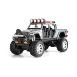 FEXXA 1:32 Scale Exclusive Alloy Metal Pull Back Die-cast Car Model with Sound Light Mini Auto Toy for Kids Metal Model Toy Car with Sound and Light? (AMG G63 WARWOLF JEEP - GREY)