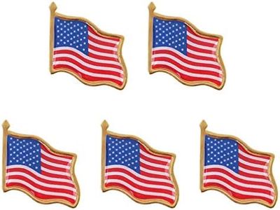 BESPORTBLE Lot de 10 épingles Américaines USA Chapeau Badge Broche Émail