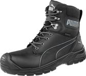 PUMA Safety Men's 7 Conquest Zip WP Black 9 M US