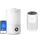 LEVOIT Humidifier + Air Purifier Bundle | Smart WiFi Alexa Control Cool Mist for Nursery and Plants with Essential Oil Diffuser + HEPA Freshener Filter for Allergies and Odor Remover