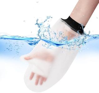 Waterproof Hand Cast Cover Wound Protector for Shower Bath, Adult Reusable Sealed Cast Bandage Dressing Protective Sleeve Bag Covers for Hand/Wrist/Fingers/Thumb/Palm