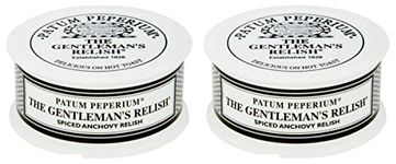 Patum Peperium The Gentleman's Relish | Savoury Spiced Anchovy Relish | Anchovy paste | umami paste| Gentlemens relish | Chef's larder | 71g (Pack of 2)