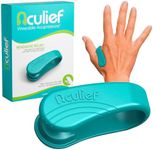 Aculief 1-Pack Natural Headache, Migraine, Tension Relief Wearable, Supporting Acupressure Relaxation, Stress Alleviation, Tension Relief and Headache Relief (Regular/Teal)