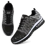 Trainers Mens Running Shoes Air Cushion Sports Shoes Casual Walking Shoes Fashion Ligthweight Breathable Athletic Sneakers Tennis Workout Gym Jogging Shoes