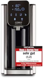 CASO HW 660 Distributeur d'eau chaude - de l'eau chaude en quelques secondes, économise jusqu'à 50% d'énergie, convient pour les aliments pour bébés, rappel de détartrage intégré