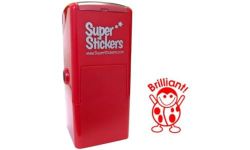 Stamper Solutions SuperStickers Brilliant Ladybird Pre Inked Stamper - Red,Small