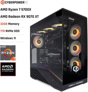 CyberPowerPC Luxe Gaming PC – Ryzen 7, RX 7900 XT Graphics