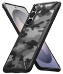 Ringke Fusion-X for Samsung Galaxy S26 Case Back Cover [Heavy Duty X-Frame] Rugged Shockproof Bumper Protective with Non-Slip Side Grip - Camo Black
