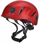 Tontron Adult Hiking Climbing Caving Helmet (Red, Large)