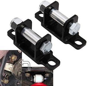 NIXFACE Rear Shock Upper Bar Pin Eliminator Compatible with 1997-2018 JK TJ 1089