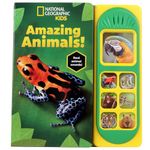 National Geographic Kids - Amazing Animals! 7-Button Animal Sound Book - Nat Geo - PI Kids