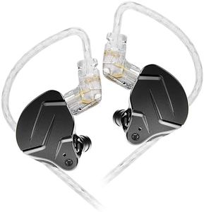 Yinyoo KZ ZSN Pro X in Ear Buds Earphones Hybrid Dynamic Driver Balanced Armature Earbuds Headphones Dual Driver 1DD 1BA Deep Bass Stereo Sound Ergonomic Comfortable Earphones (Without mic, Black)