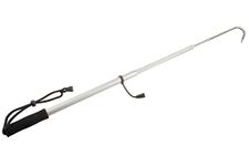 EBILUN 120 cm Telescopic Sea Fishing Gaff Stainless Spear Hook Steel Sea Telescopic Fishing Aluminum Alloy Spear Hook Fish Tackle Outdoor Fishing Tool