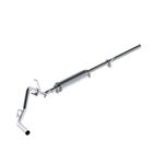 MBRP S5054P 3 Inch Catback Exhaust System with Single Side Exit Fits Chevrolet/GMC Silverado 1500/Sierra 1500 2009-2013, Aluminized Steel