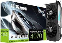 ZOTAC Gaming GeForce RTX 4070 Twin Edge OC DLSS 3 12GB GDDR6X 192-bit 21 Gbps PCIE 4.0 Compact Gaming Graphics Card, IceStorm 2.0 Advanced Cooling, Spectra RGB Lighting, ZT-D40700H-10M