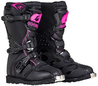 Oneal 2021 Girls Youth Rider Boots - Black/Pink - Youth 3