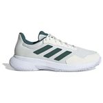 adidas Unisex Court Spec 2 Tennis Shoes, White/Collegiate Green/Cloud White, 12 UK