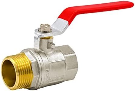 VARIOSAN Ball Valve 13385 3/4 Inch Internal Thread DN20 Brass Full Flow Lever Handle