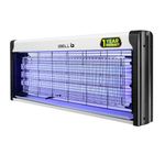 iBELL S60IK Insect Killer Machine 60W, UV Lamp Technology, Effective Bug Zapper for Home, Office, and Restaurants (Silver)