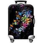 Homarket Travel Luggage Cover Suitcase Protector 18-32 Inch Suitcase Spandex Baggage Covers Washable Dustproof Anti-Scratch, C, L(26-28"), Trendy