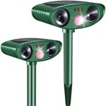 Cat Repellent Outdoor,2 Pack Solar 