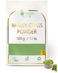 Barley Grass Powder | 500g - 1.1 lb | 100% Natural & Vegan | No-GMO | Without Sugar and Any Additions | for Coctails