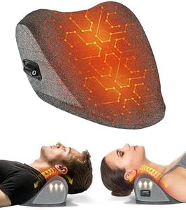BETOVIN Heated Neck Stretcher for Pain Relief - Neck and Shoulder Relaxer Graphene Heated Cervical Traction Device Neck Pillow Corrector Chiropractic for TMJ Pain Relief and Cervical Spine Alignment