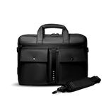 Okami Zenpack Cargo Laptop Messenger Bag X Briefcase - DUAL USB with type-C port for Fast-Charging (Black)