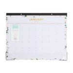 Blue Sky Desk Pad Calendar, Day Designer Coming Up Roses, Monthly Layout, Trim Tape with Perforation (Coming Up Roses- 2025, 22" x 17")