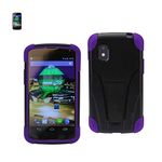 Reiko Cell Phone Case for LG nexus 4 - Black Purple